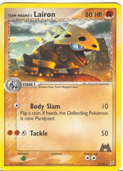 Team Magma's Lairon