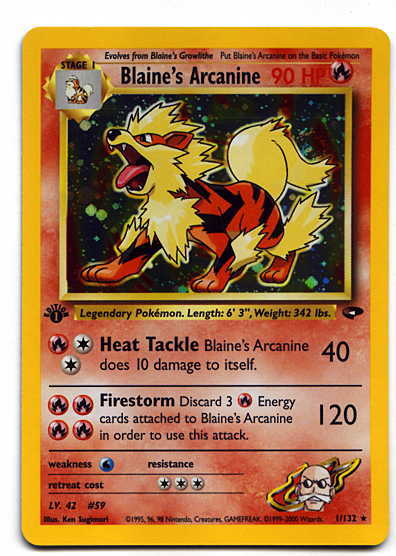 Blaine's Arcanine