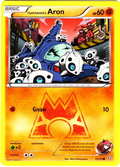 Team Magma's Aron