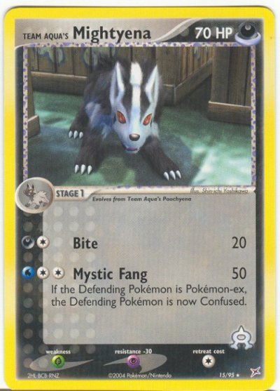 Team Aqua's Mightyena