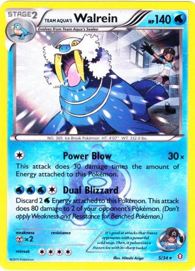 Team Aqua's Walrein