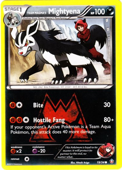 Team Magma's Mightyena