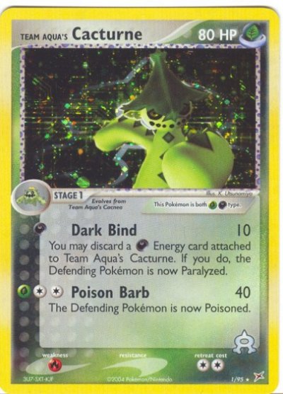 Team Aqua's Cacturne