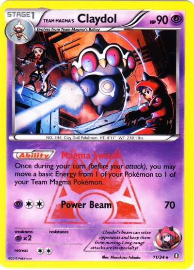Team Magma's Claydol